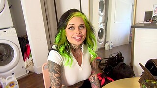 Tattooed Ex Spliced Karen enjoys while getting fucked hard - HD